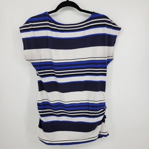 BumpStart by Motherhood Maternity Blue Striped top👼 size m - Picture 3 of 7